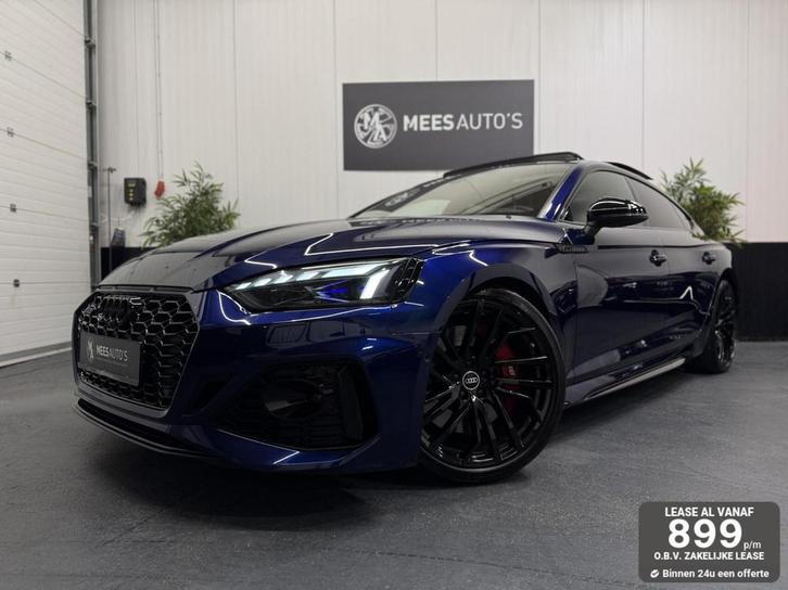 Audi RS5 2.9 TFSI Quattro|Navarra Blauw|Full Option|B&O, Auto's, Audi, Bedrijf, Te koop, RS5, 360° camera, 4x4, ABS, Achteruitrijcamera