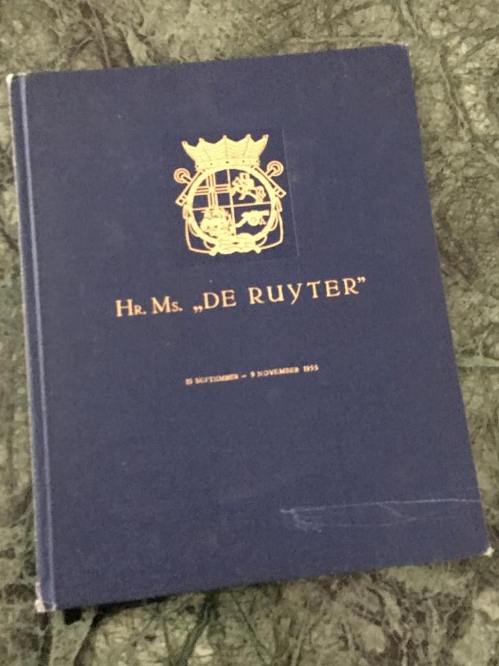 Hr. Ms. "De Ruyter" 19 september-9 november 1955., Verzamelen, Militaria | Algemeen, Marine, Boek of Tijdschrift, Nederland, Ophalen of Verzenden