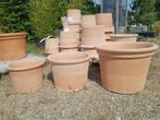 Terracotta potten plantenbakken, Nieuw, Terracotta, Rond, Tuin