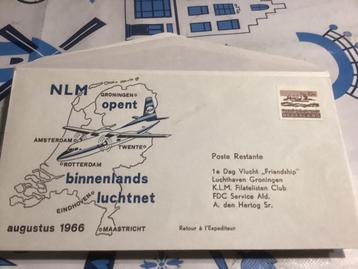 No4306 NLM opent binnelandse luchtnet aug.1966 Heb ook beschikbaar voor biedingen