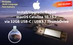 Installeer macOS Catalina 10.15.7 via USB-C Stick zonder DVD, Computers en Software, Besturingssoftware, Nieuw, MacOS, Ophalen of Verzenden