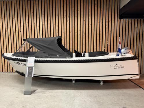 ZeerNette MAXIMA 550 DELUXE '50PK HONDA' Black&White, Watersport en Boten, Sloepen, Zo goed als nieuw, 50 tot 70 pk, 3 tot 6 meter