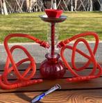 Prachtige Shisha / Waterpijp acryl met dubbele slang (25cm), Ophalen of Verzenden, Nieuw, (Water)pijp
