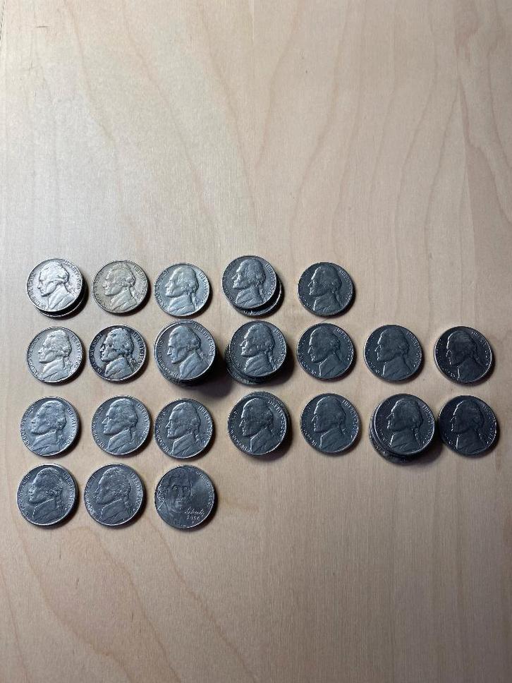 Munten 5 cent USA, Postzegels en Munten, Munten | Amerika, Setje, Noord-Amerika, Ophalen of Verzenden