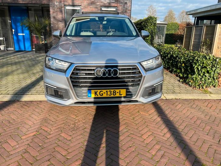 Bomvolle Audi Q7 3.0 TDI 374pk E-tron Quattro 2016 Grijs, Auto's, Audi, Particulier, Q7, Hybride Elektrisch/Diesel, Plug-in hybride