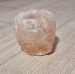 Zoutsteen Kandelaar, Overige materialen, Crème, Nieuw, Ophalen of Verzenden