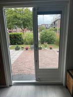 Dubbele openslaande tuindeur, Doe-het-zelf en Verbouw, Deuren en Horren, Ophalen, 120 cm of meer, 200 tot 215 cm, Hout