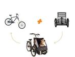 AddBike, fietskar voor de hond, Fietsen en Brommers, Fietsaccessoires | Aanhangers en Karren, Hondenkar, Zo goed als nieuw, Ophalen