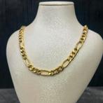 21 karaats gouden ketting massief figaro schakel, Ophalen of Verzenden, Zo goed als nieuw, Goud