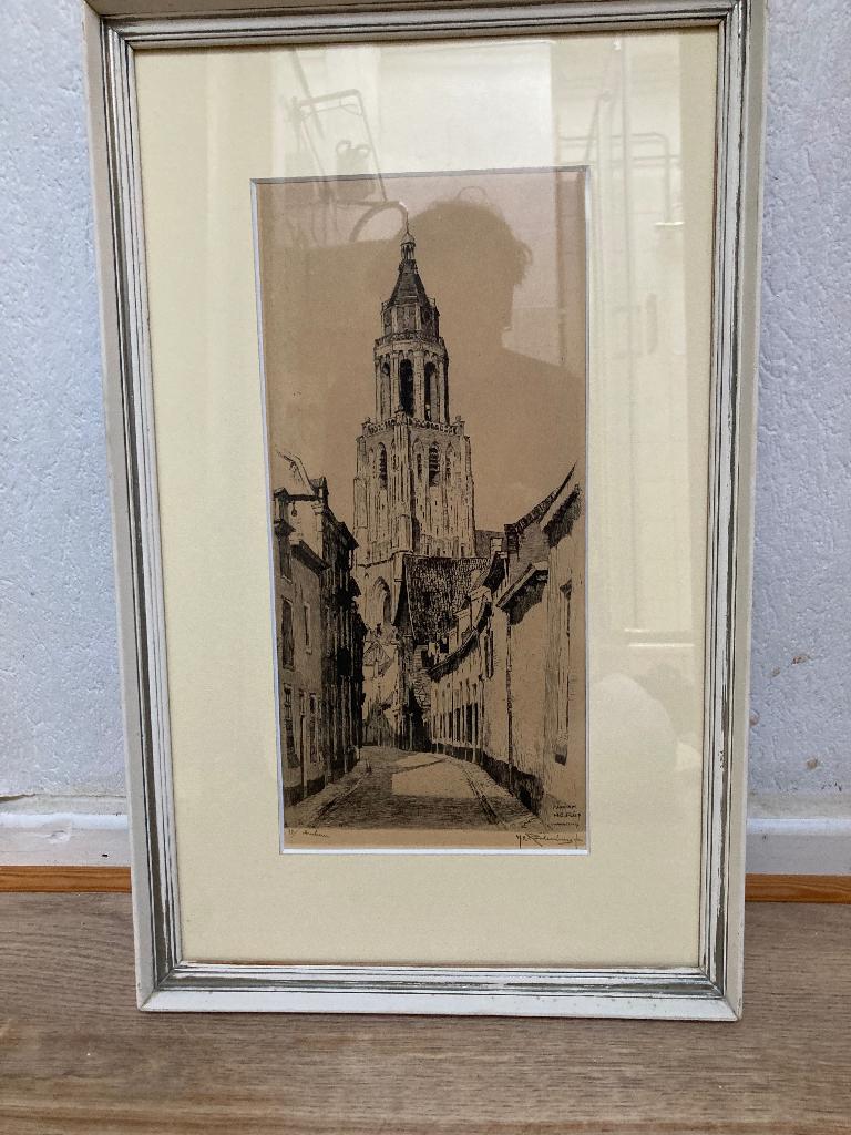 Arnhem, Hendrik Elias Roodenburg, Antiek en Kunst, Kunst | Etsen en Gravures, Ophalen