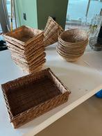 Diverse mandjes, Ophalen, Gebruikt, Rechthoekig, Riet