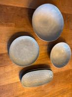 Xenos blauw servies, Gebruikt, Ophalen of Verzenden, Overige stijlen, Glas