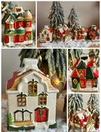 4 schitterende kerst huisjes, Diversen, Kerst, Ophalen of Verzenden, Gebruikt