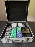 Pokerspel met aluminium koffer, Vijf spelers of meer, Ophalen, Zo goed als nieuw