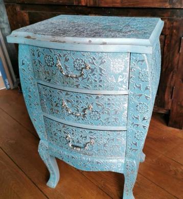 Vintage Ladekast Nachtkastje Halkastje Ladenkast kast kastje beschikbaar voor biedingen