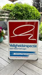 Emaille reclamebord vvn bovag veiligheidsinspectie, Antiek en Kunst, Antiek | Emaille, Ophalen of Verzenden