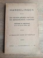 XXIe Nederlandsch Natuur-en Geneeskundig Congres 1927, Ophalen of Verzenden