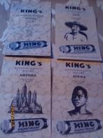 4 landkaart KING pepermunt Aardrijkskundig nieuws Sneek 1954, Boeken, Atlassen en Landkaarten, Gelezen, Ophalen of Verzenden, Landkaart