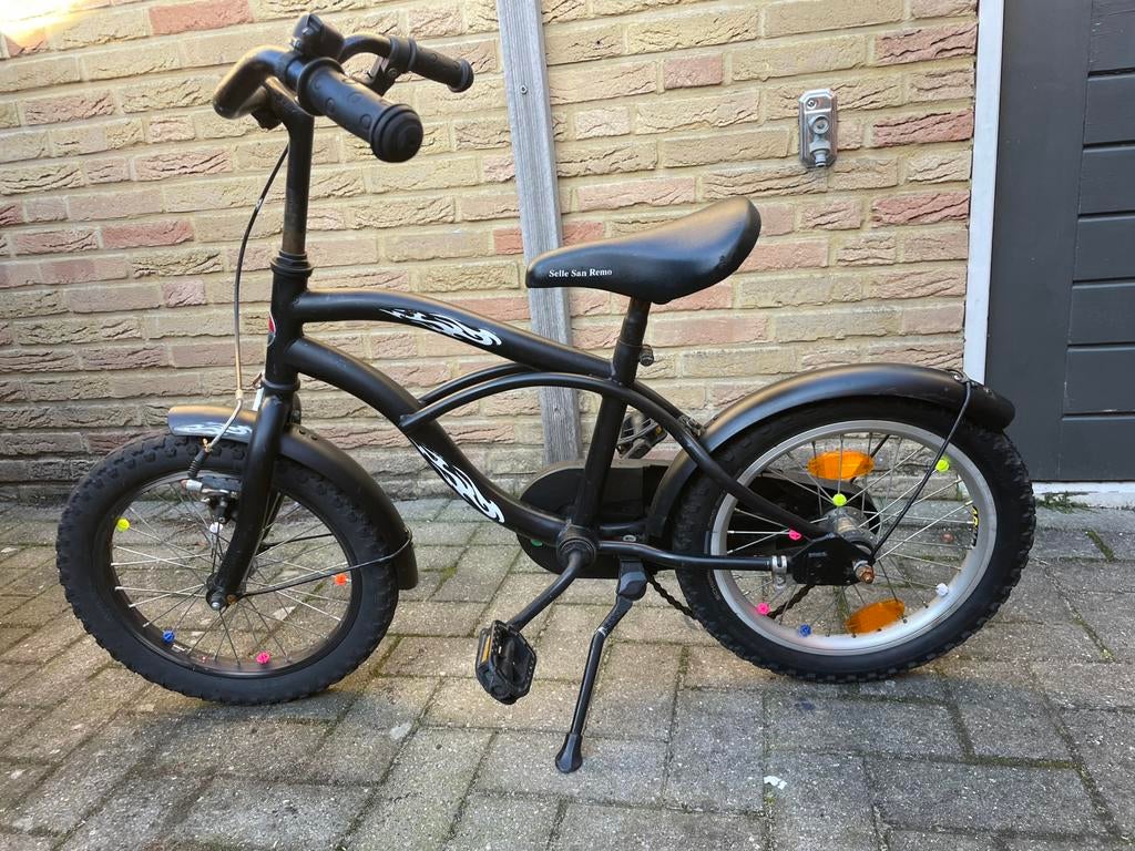 Jongens fiets 16 inc., Fietsen en Brommers, Ophalen, Gebruikt, Staal