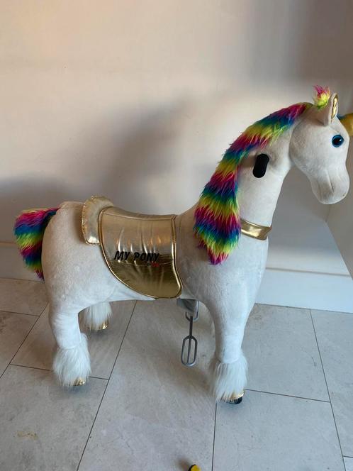 Mypony rollzone unicorn , rijdende unicon, Kinderen en Baby's, Speelgoed | Hobbelfiguren, Gebruikt, Ophalen