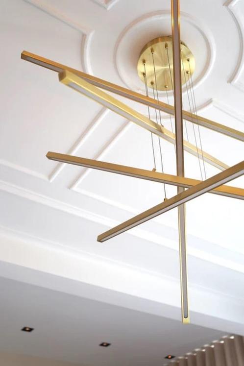 Hanglamp (2x) Eichholtz Kimpton P/Stuk MOET WEG, Huis en Inrichting, Lampen | Hanglampen, Zo goed als nieuw, 75 cm of meer, Metaal