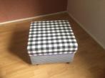 Voetenbankje / poef / 50x50x35cm Hocker, Huis en Inrichting, Banken | Voetenbanken en Poefen, Ophalen, Zo goed als nieuw, Vierkant