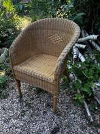 1 RIETEN STOEL (GRATIS), Huis en Inrichting, Stoelen, Ophalen, Gebruikt, Bruin, Riet of Rotan
