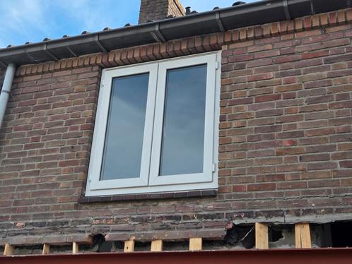 Raamkozijn kunststof wit 4 stuks, Doe-het-zelf en Verbouw, Kozijnen en Schuifpuien, Zo goed als nieuw, Raamkozijn, Kunststof, 75 tot 150 cm