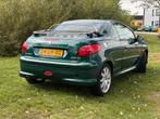 Peugeot 206 1.6 16V CC 2003 Groen, Voorwielaandrijving, 4 cilinders, Cabriolet, 4 stoelen