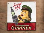 Gurtner Bougies emaille reclamebord, Ophalen of Verzenden, Gebruikt, Reclamebord