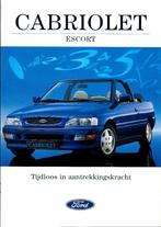 Folder Ford Escort Cabriolet 1993, Ophalen of Verzenden, Gelezen, Ford