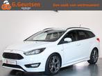 Ford Focus Wagon 1.0 ST-Line, Cruise Control, LED, Bluetooth, 65 €/maand, Gebruikt, Wit, Origineel Nederlands