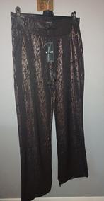 Mi piace travelbroek straight leg Black Gold stripe, Ophalen of Verzenden, Nieuw, Maat 34 (XS) of kleiner, Zwart