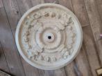 Antiek gipsen plafond ornament foto 1 t/m 4