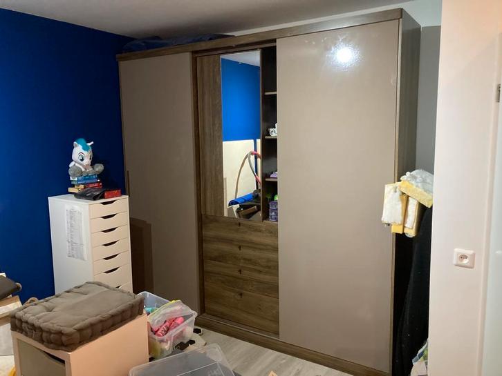 Kledingkast, Huis en Inrichting, Kasten | Kledingkasten, Zo goed als nieuw, 200 cm of meer, 200 cm of meer, 50 tot 75 cm, Met lade(s)
