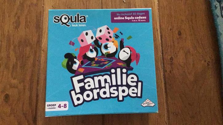 Squla Familie Bordspel, Hobby en Vrije tijd, Gezelschapsspellen | Bordspellen, Zo goed als nieuw, Vijf spelers of meer, Ophalen of Verzenden