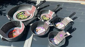 Pannenset nieuw! 6stuks beschikbaar voor biedingen