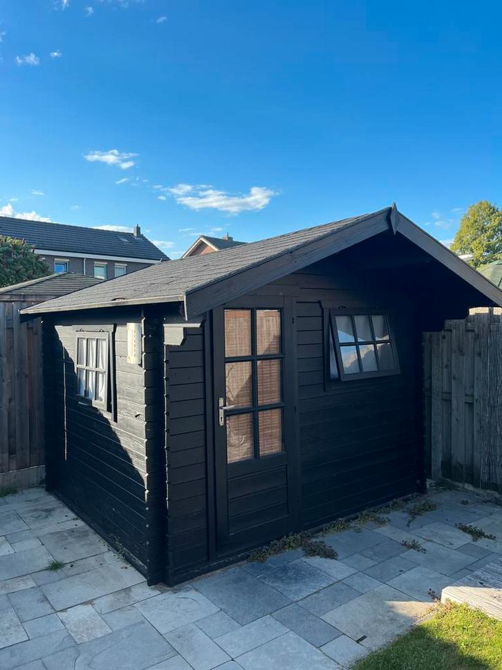 Tuinhuisje GRATIS, Tuin en Terras, Tuinhuizen, Gebruikt, Tuinhuis, Hout, Minder dan 250 cm, 200 tot 400 cm, 2 ramen, Ophalen