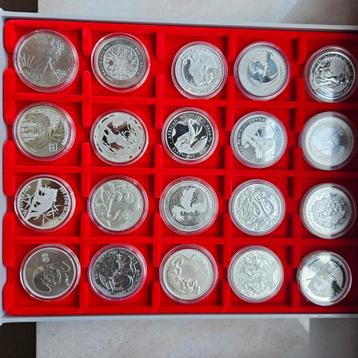 74 diverse ounce munten beschikbaar voor biedingen