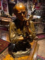 Oude reclame beeld van een pijproker, Ophalen of Verzenden, Gebruikt, Overige typen