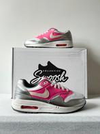 Nike Air Max 1 GS White Pink Pow Girls (EU 38,5), Nike, Ophalen of Verzenden, Roze, Sneakers of Gympen