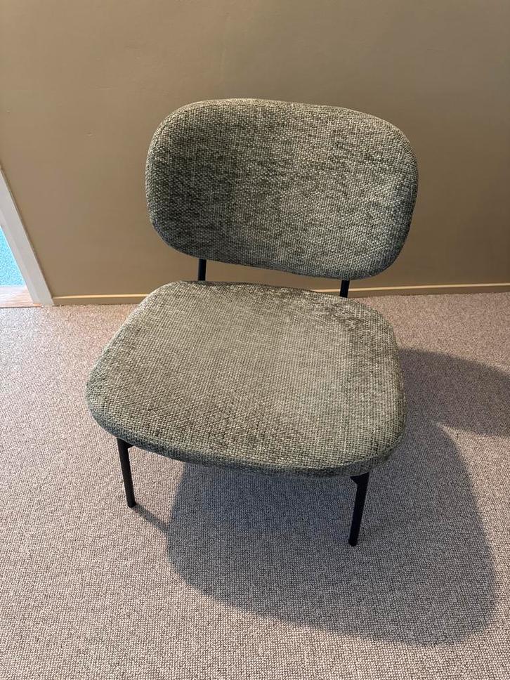 Groene Fauteuil Kwantum met Geweven Stof, Huis en Inrichting, Stoelen, Gebruikt, Eén, Stof, Overige kleuren, Ophalen