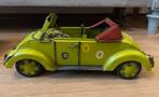 Metalen Volkswagen Kever Cabriolet groen bloemen, Hobby en Vrije tijd, Modelauto's | 1:24, Ophalen of Verzenden, Zo goed als nieuw