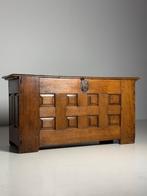 Spaanse kist 18e eeuw antiek, Huis en Inrichting, Woonaccessoires | Kisten, Ophalen, Gebruikt, Eikenhout, Minder dan 50 cm