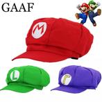 Super Mario Pet carnaval luigi hoeden petten wario waluigi, Nieuw, Carnaval, Ophalen of Verzenden, Accessoires