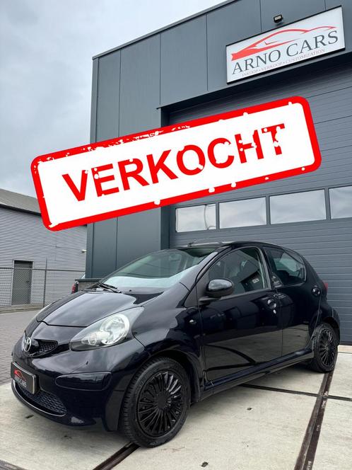Toyota Aygo 1.0-5DRS 2008 Zwart|NIEUWE APK|COMPLEET IN ORDE, Auto's, Toyota, Bedrijf, Aygo, ABS, Airbags, Airconditioning, Alarm