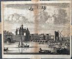 De Muyder Poort  Amsterdam 1770 en Leydtze Poort, Antiek en Kunst, Kunst | Litho's en Zeefdrukken, Ophalen of Verzenden