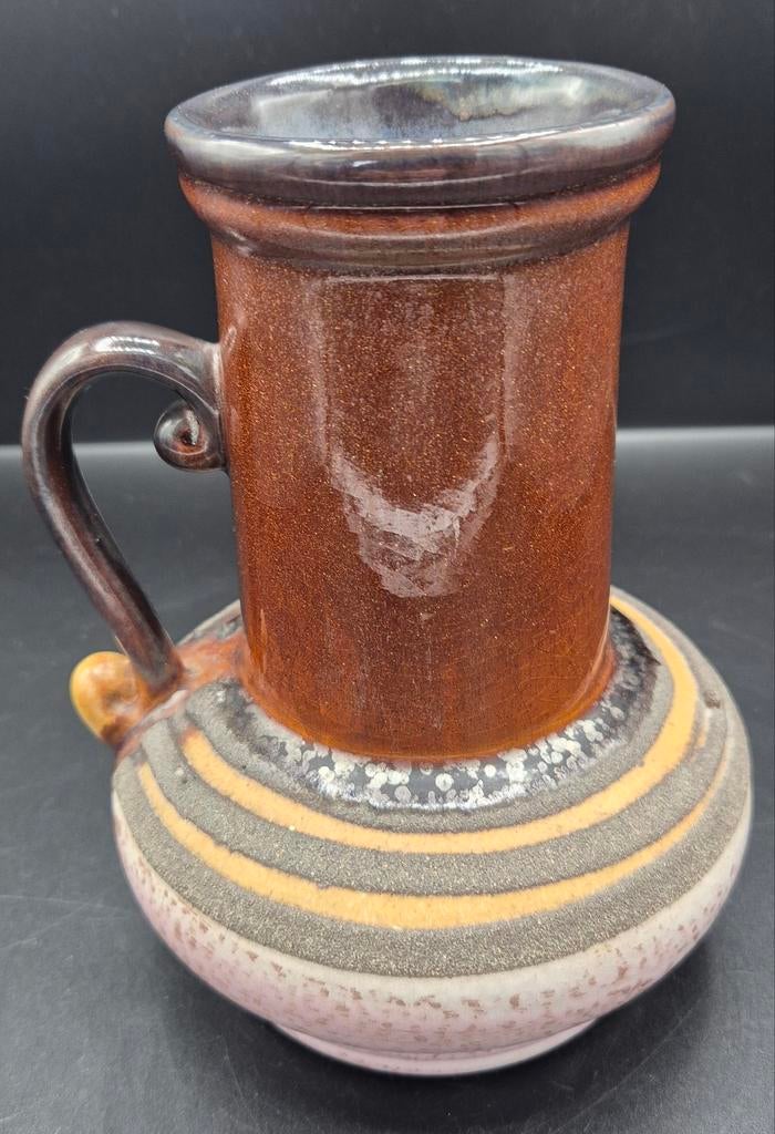 Vintage Strehla Keramiek Vaas/Kan - DDR Design, Antiek en Kunst, Ophalen of Verzenden