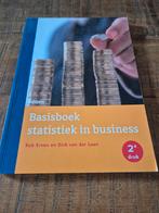 Basisboek statistiek in business - Erven/Laan, Ophalen of Verzenden, Gelezen, Economie en Marketing, Rob Erven en Dirk van der Laan