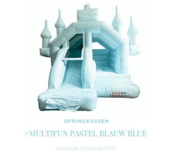 SPRINGKUSSEN PASTEL BLUE TE HUUR/VERHUUR/HUREN! beschikbaar voor biedingen